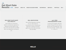 Tablet Screenshot of getshortsaleresults.com
